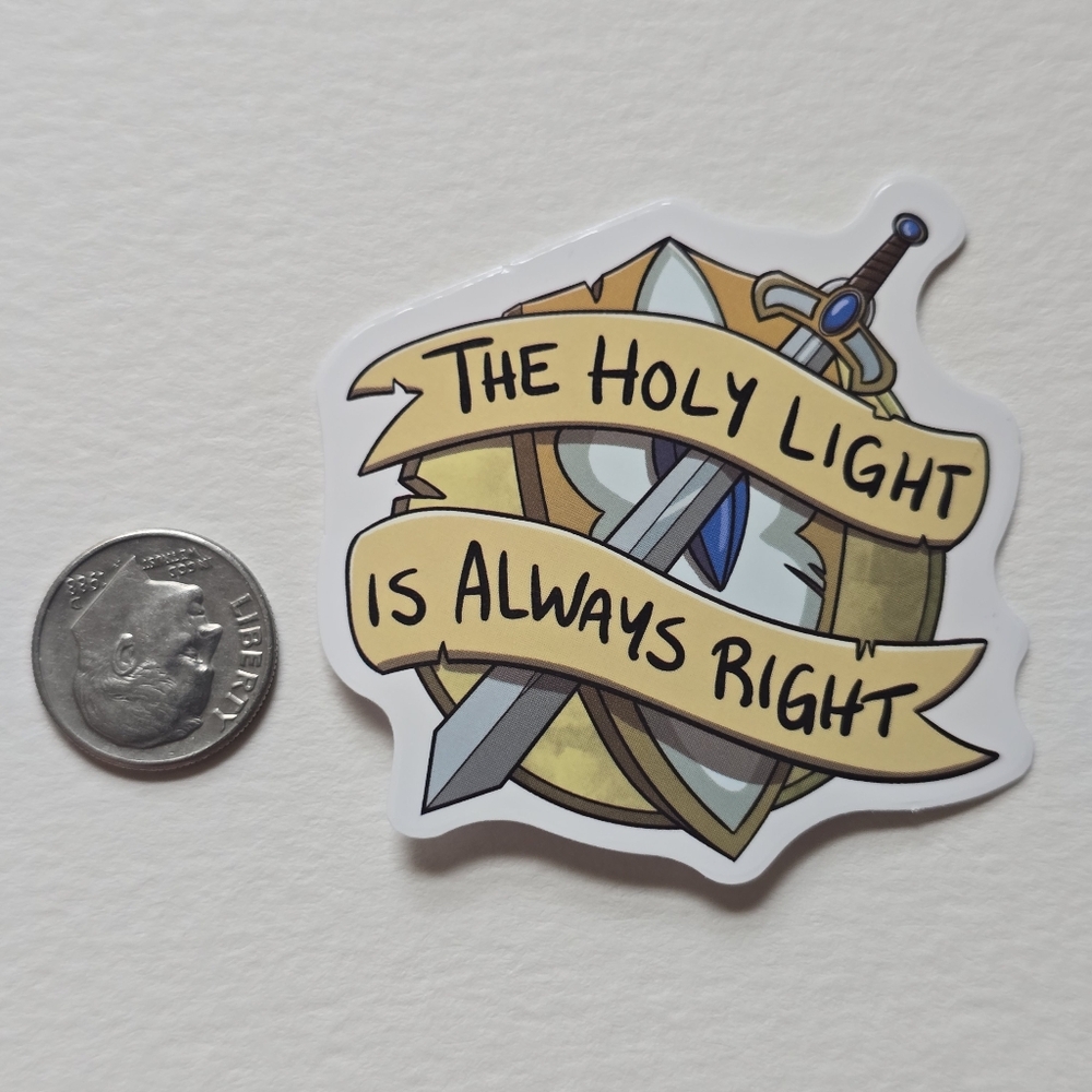 10/$10  Sword and Shield Design Sticker - Picture 2 of 2